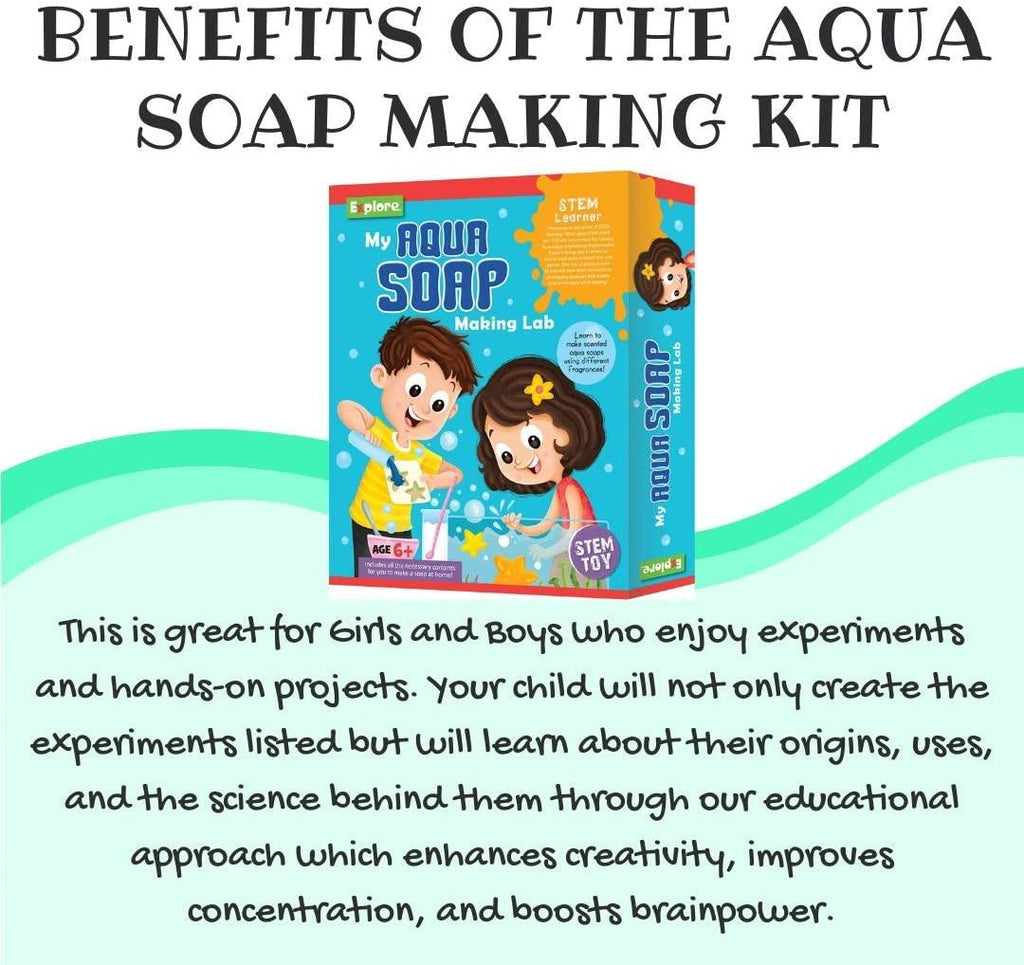 Explore STEM Learning My Aqua Soap Making Lab